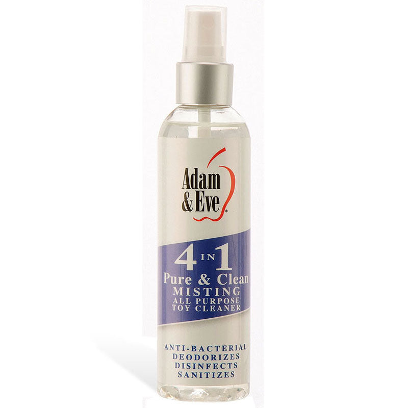 Adam & Eve 4 In 1 Pure & Clean - Misting All Purpose Toy Cleaner - 118 ml Bottle - 064A 0040
