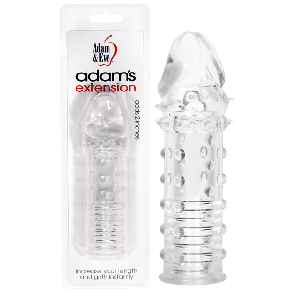 Adam & Eve Adams Extension - Clear Penis Sleeve