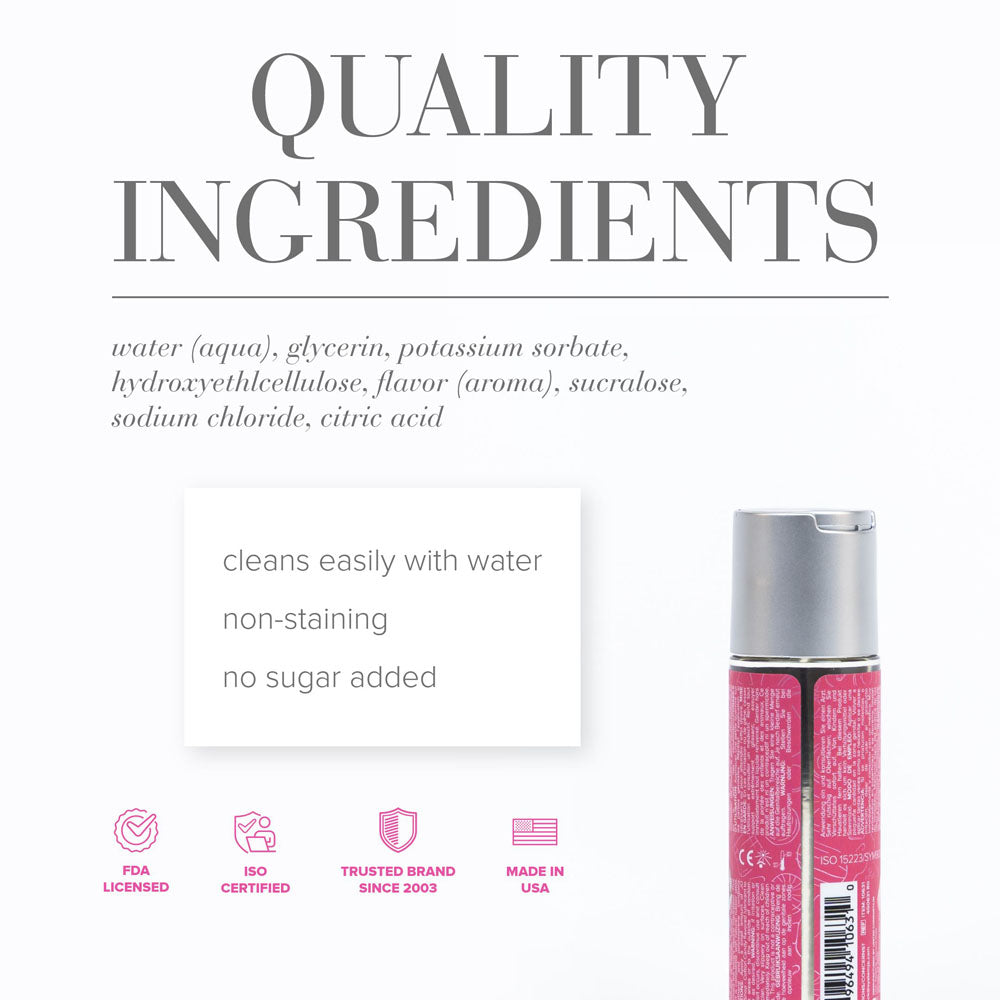 JO Candy Shop Cotton Candy Lube - 60 mL - Cotton Candy Flavoured Water Based Lubricant - 60 ml Bottle-10631