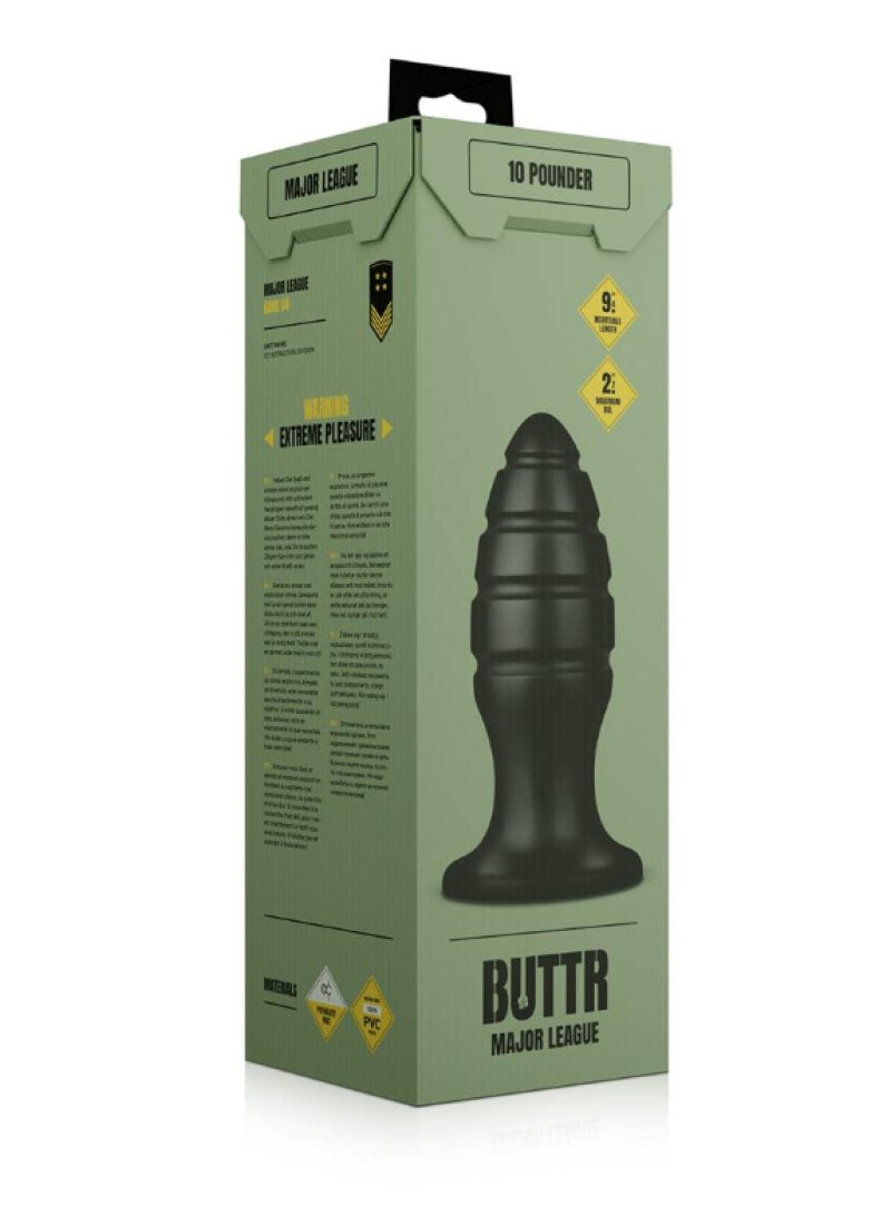 BUTTR - Huge Explosive Aftershock I Butt Plug - 23cm-121566-Black