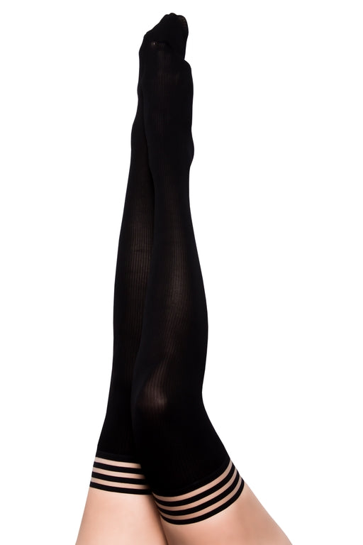 Kixies DanaLynn Black Ribbed - size C
