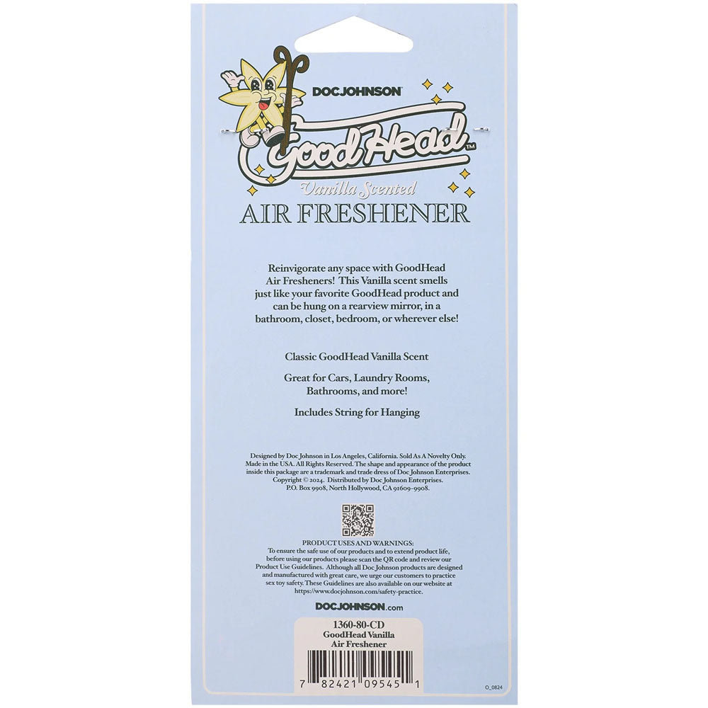 GoodHead Air Freshener - Vanilla - Vanilla Scented Air Freshener-1360-80-CD