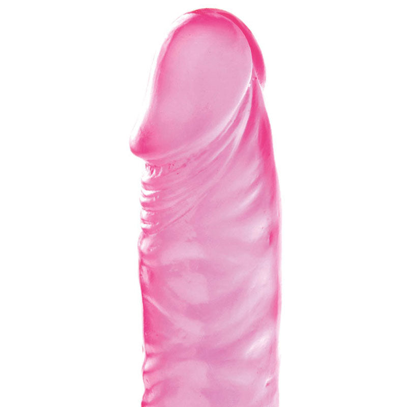Adam & Eve Pink Jelly Slim Dildo - Pink 14.5 cm (5) Dong