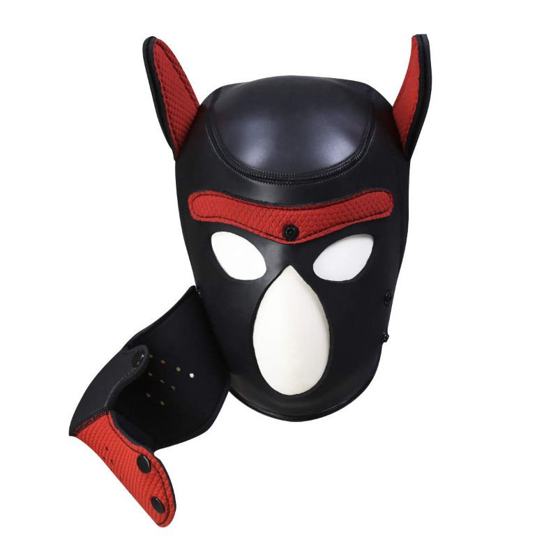 Puppy Play Mask Red-PPLAY-RED