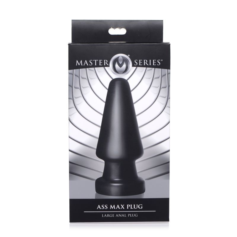 Ass Max Plug Large Anal Plug Black-AG672-BLK-L