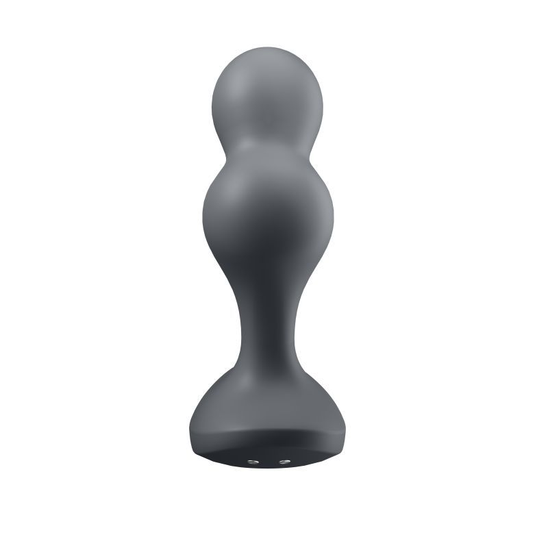 Satisfyer Deep Diver Vibrating Connect App Anal Plug Grey-4006796