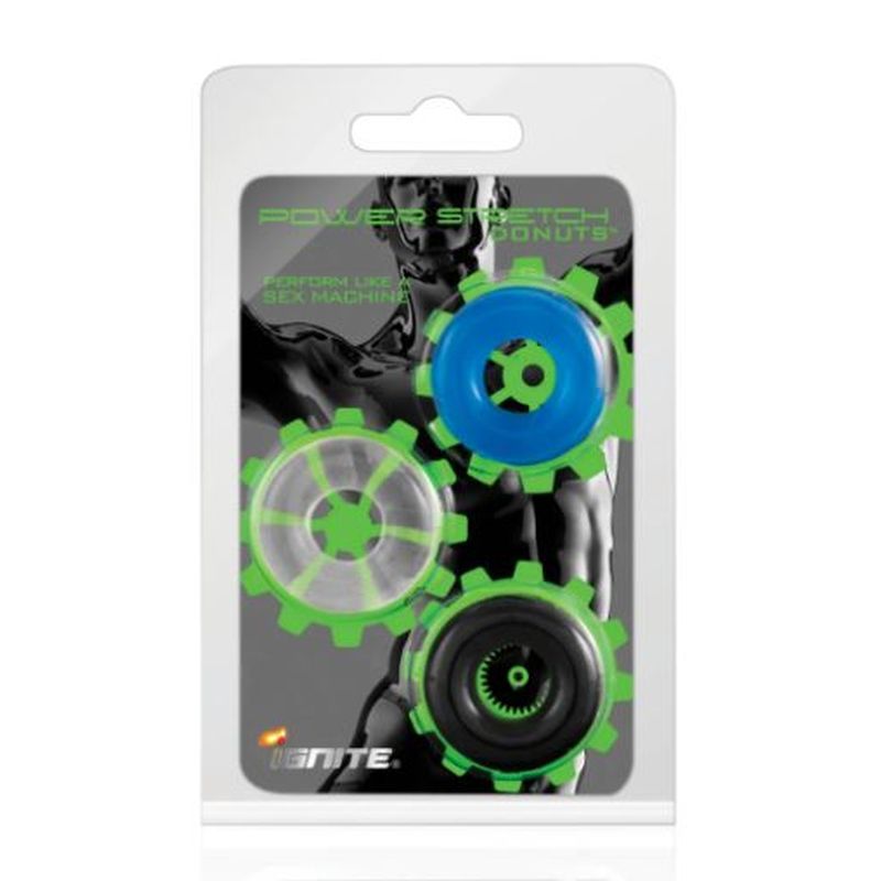 Power Stretch Donuts 3 Pc Multi Colour-SI-95000