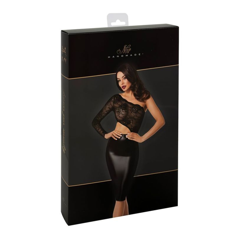 Erotica Midi Dress-F339-BLK-S