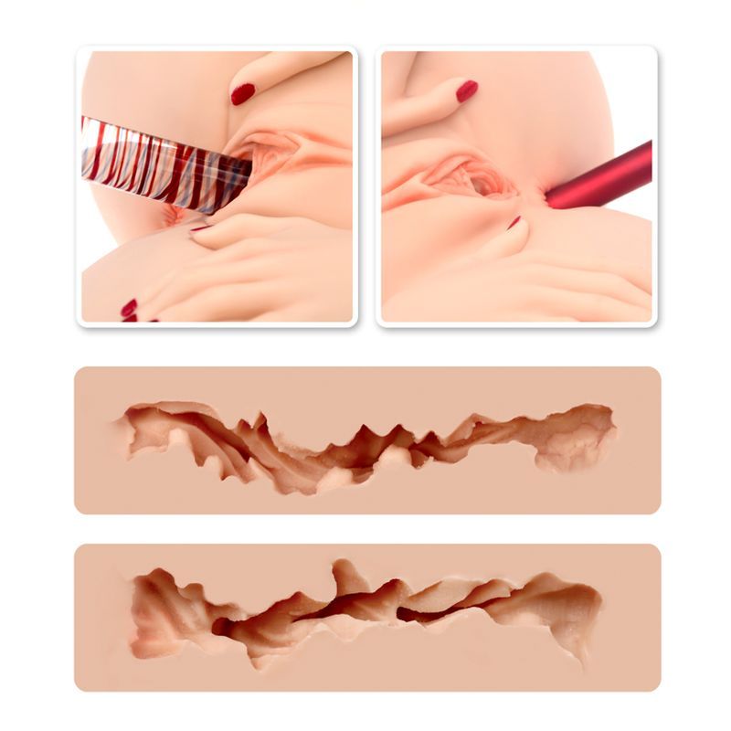 Spread Me Pussy and Anal Masturbator Torso Barbie-JB-02