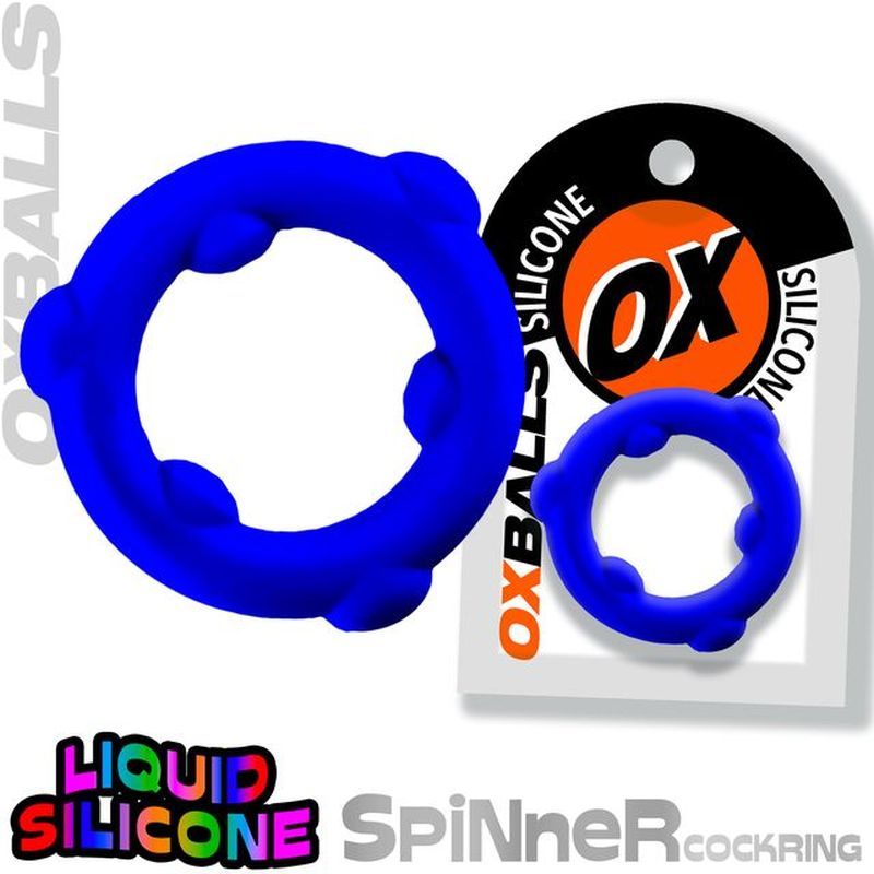 Spinner Silicone Ring Blue-OX-3202-GCR