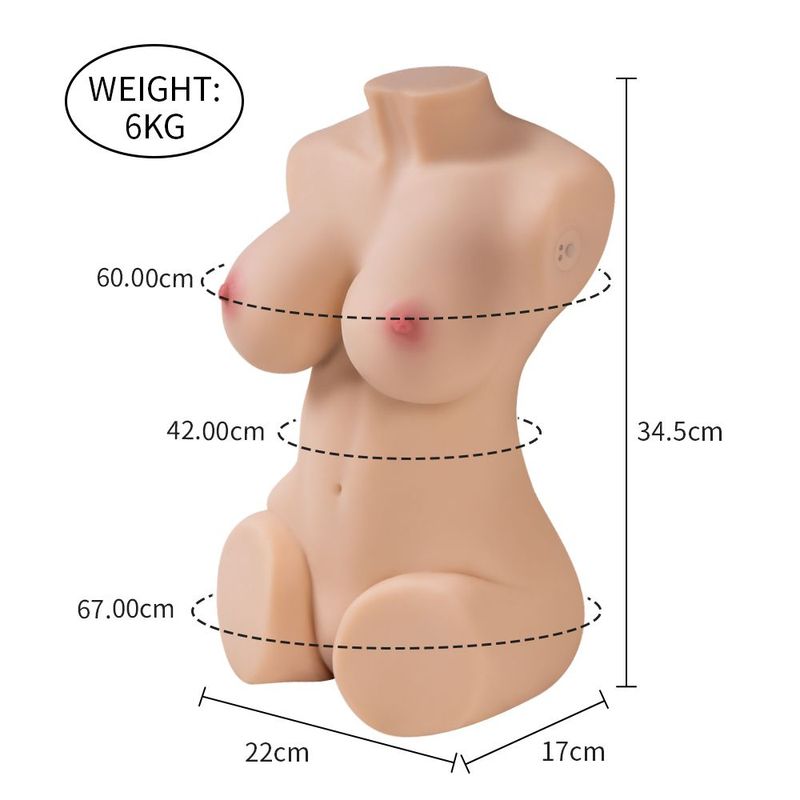 Wendy 6kg Remote Control Pussy And Ass Female Torso-SQ-MAS20051