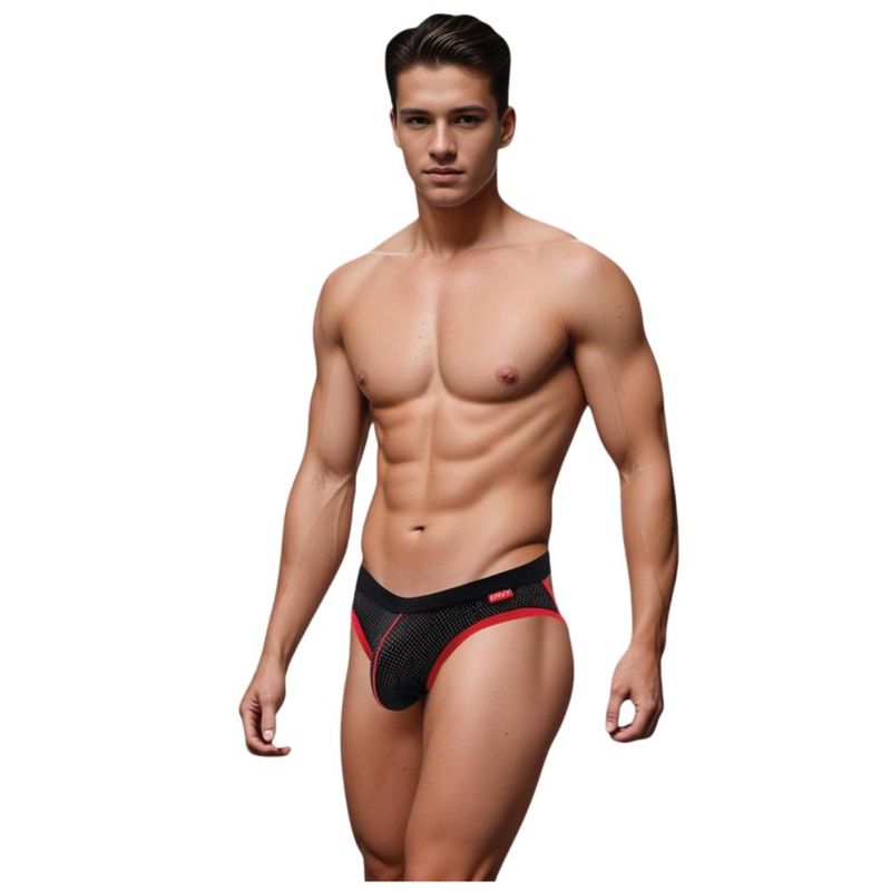 Envy Sport Mesh Jock Black-BLE110-BLK-L/XL