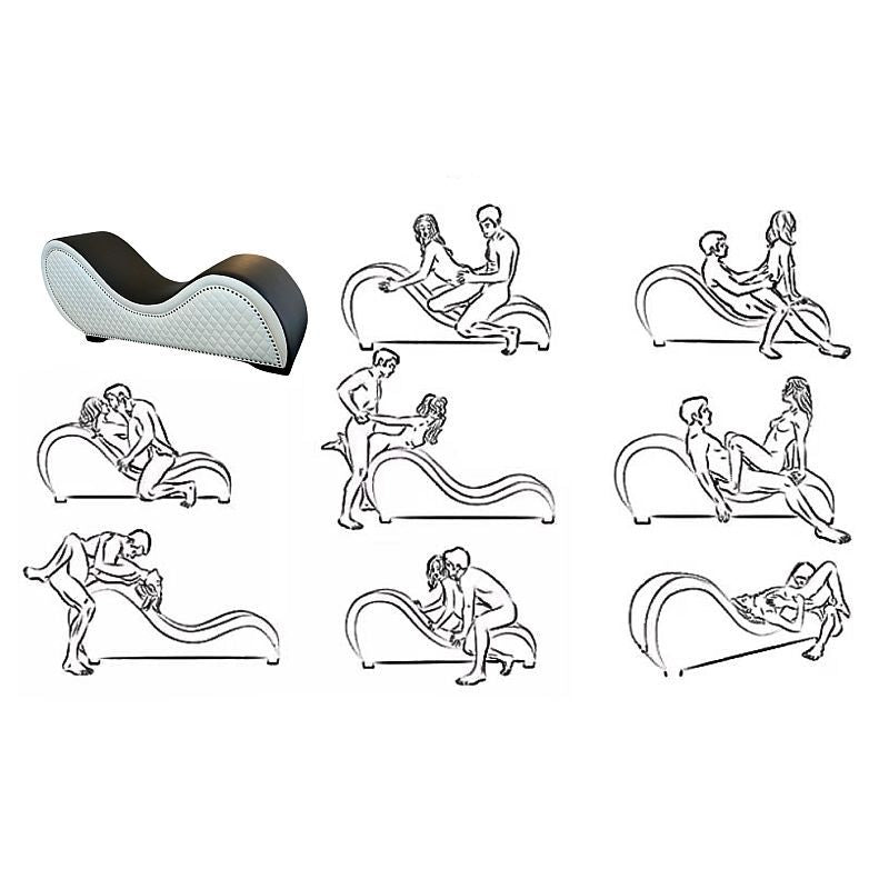 Kama Sutra Halo Arc Love Lounge White-A126-PU-WHT