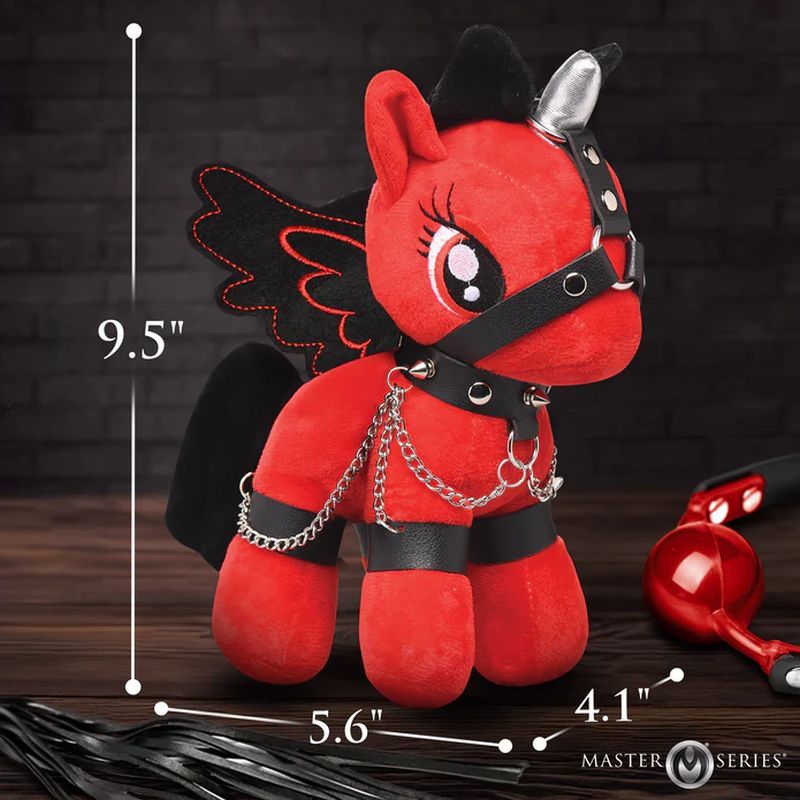 Scarlet Chainheart Bondage Pony-AH821-RED
