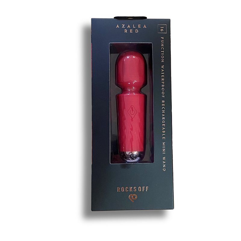 Rechargeable Mini Wand Azalea Red-16MWARRD
