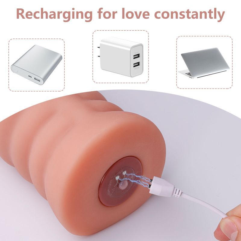 Ramar Realistic Vibrating Anal Vaginal Masturbator-SQ-MA60128V