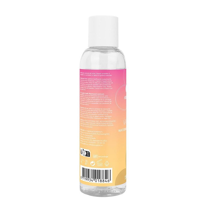 EasyGlide Water Based Lubricant Vanilla 150ml-EG037