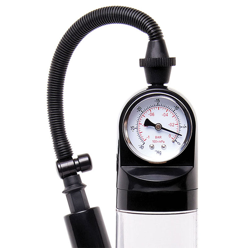 Adam & Eve Adams Promax Pump - Clear Penis Pump with Masturbator Sleeve