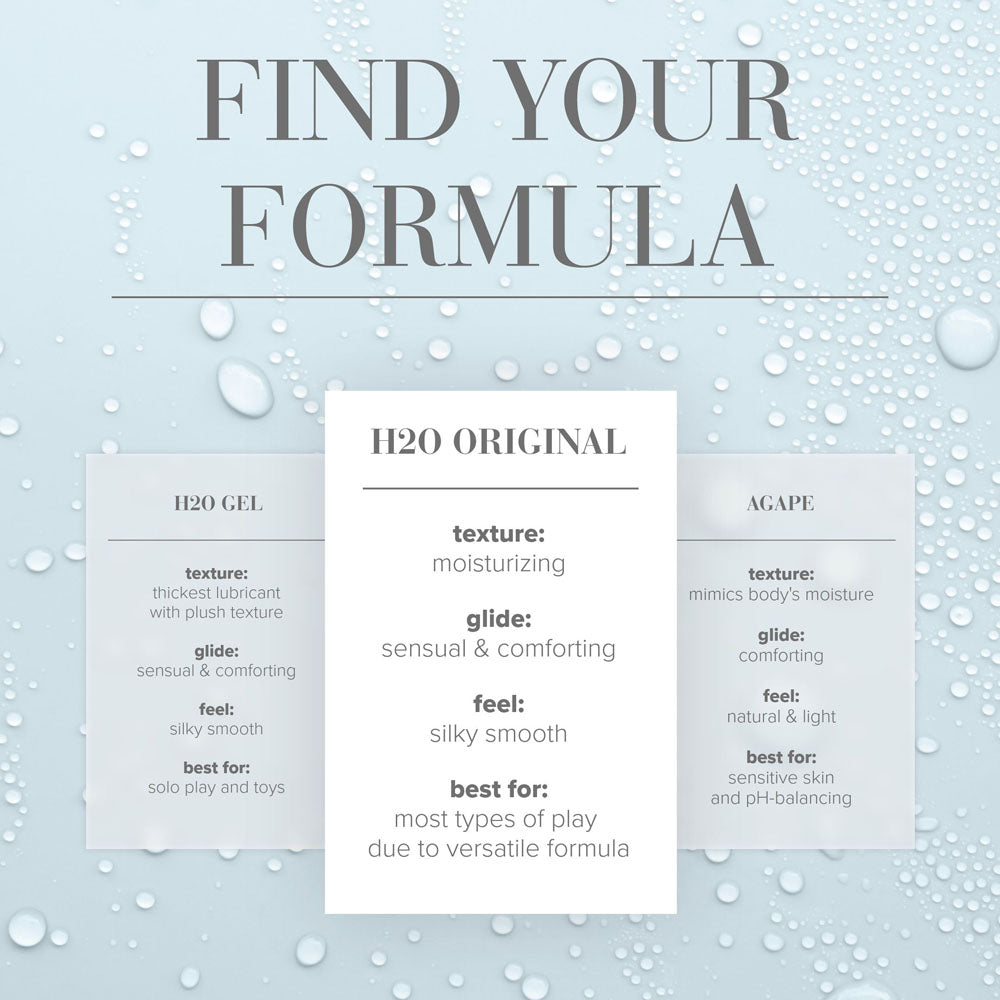 JO H2O Original Lube - 60 mL - Water Based Lubricant - 60 ml Bottle - 40034