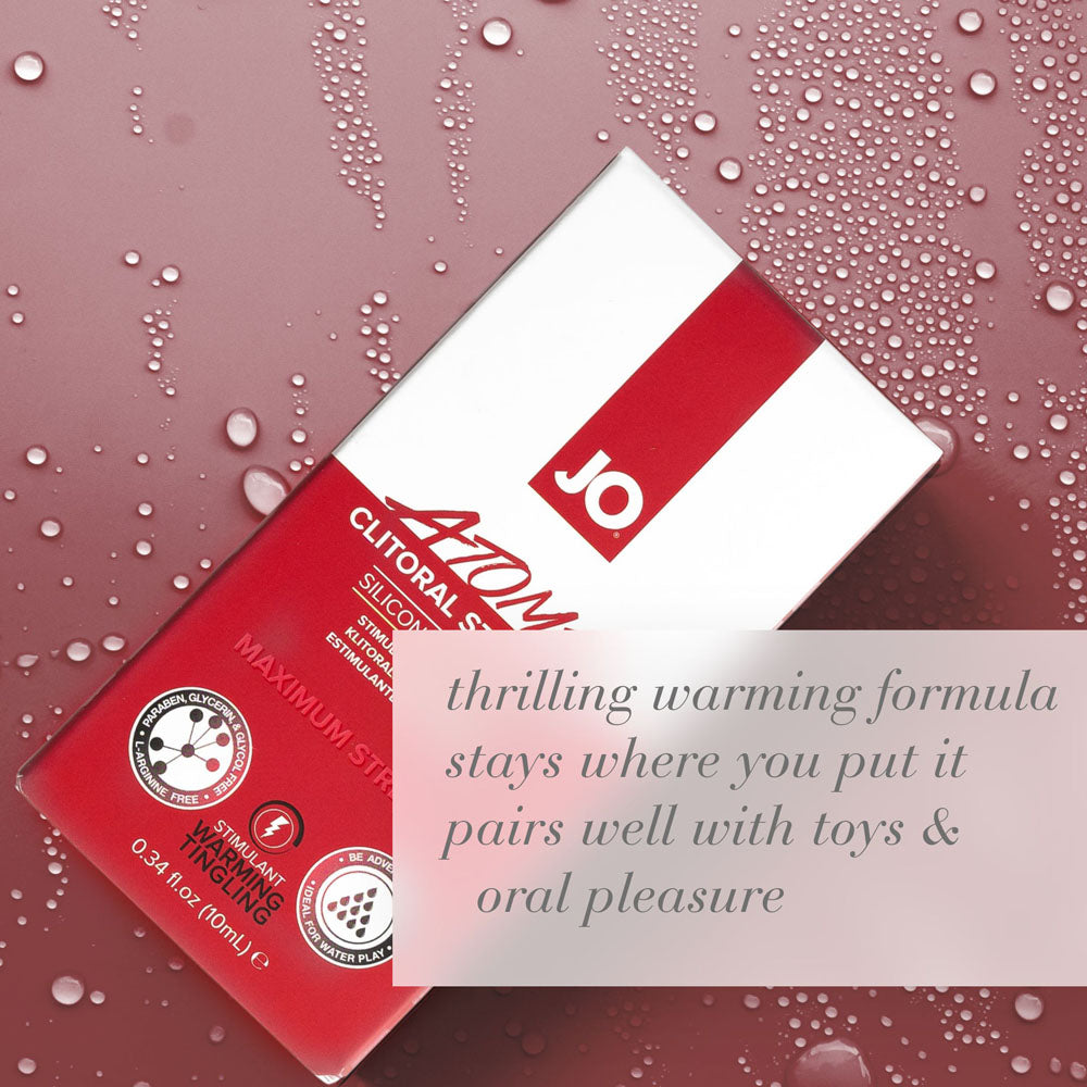 JO Atomic Clitoral Gel - Stimulating Gel for Women - 10 ml Tube-40179