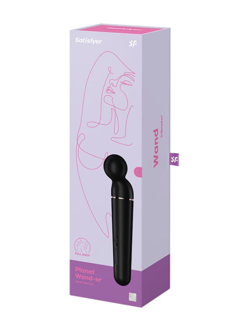 Satisfyer Planet Wand-er Black/Rosegold-4018553