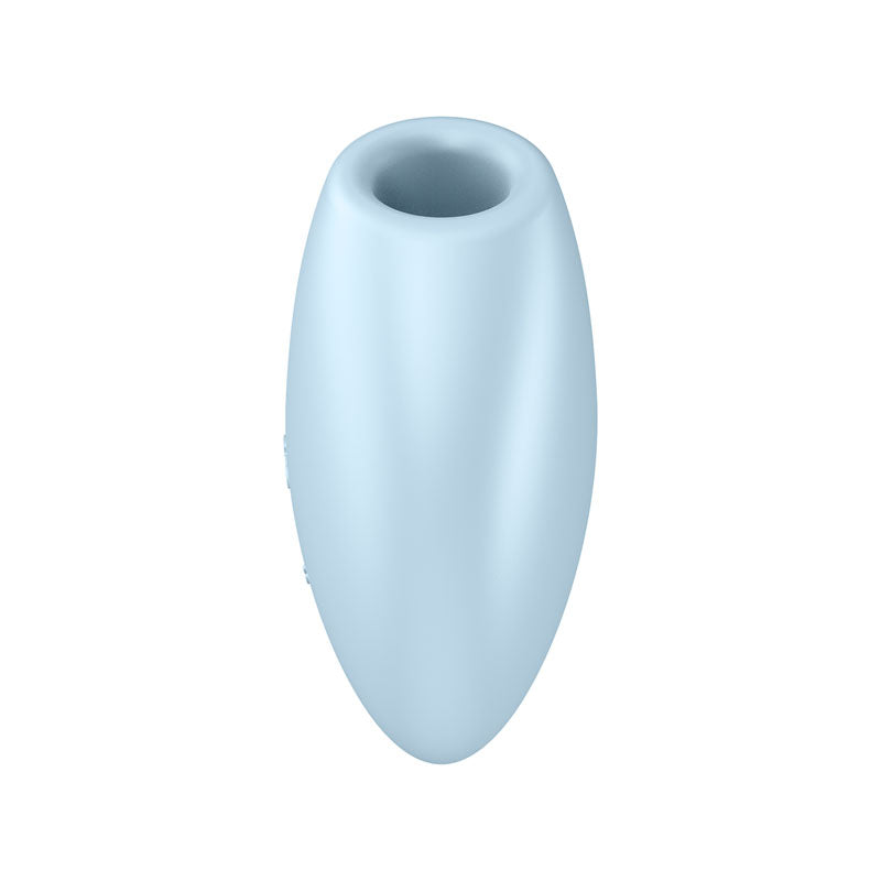 Satisfyer Cutie Heart - Blue - Blue USB Rechargeable Air Pulsation Stimulator with Vibration - 4037271