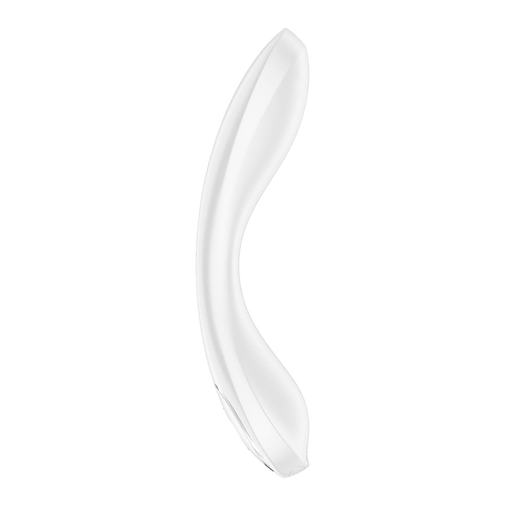 Satisfyer G-Spot Wave 2 - White - White 23.6 cm USB Rechargeable Flicking Tip Vibrator-4045740
