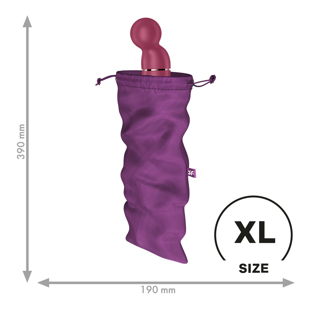 Satisfyer Treasure Bag XLarge - Violet - Violet XL Toy Storage Bag - 4059952