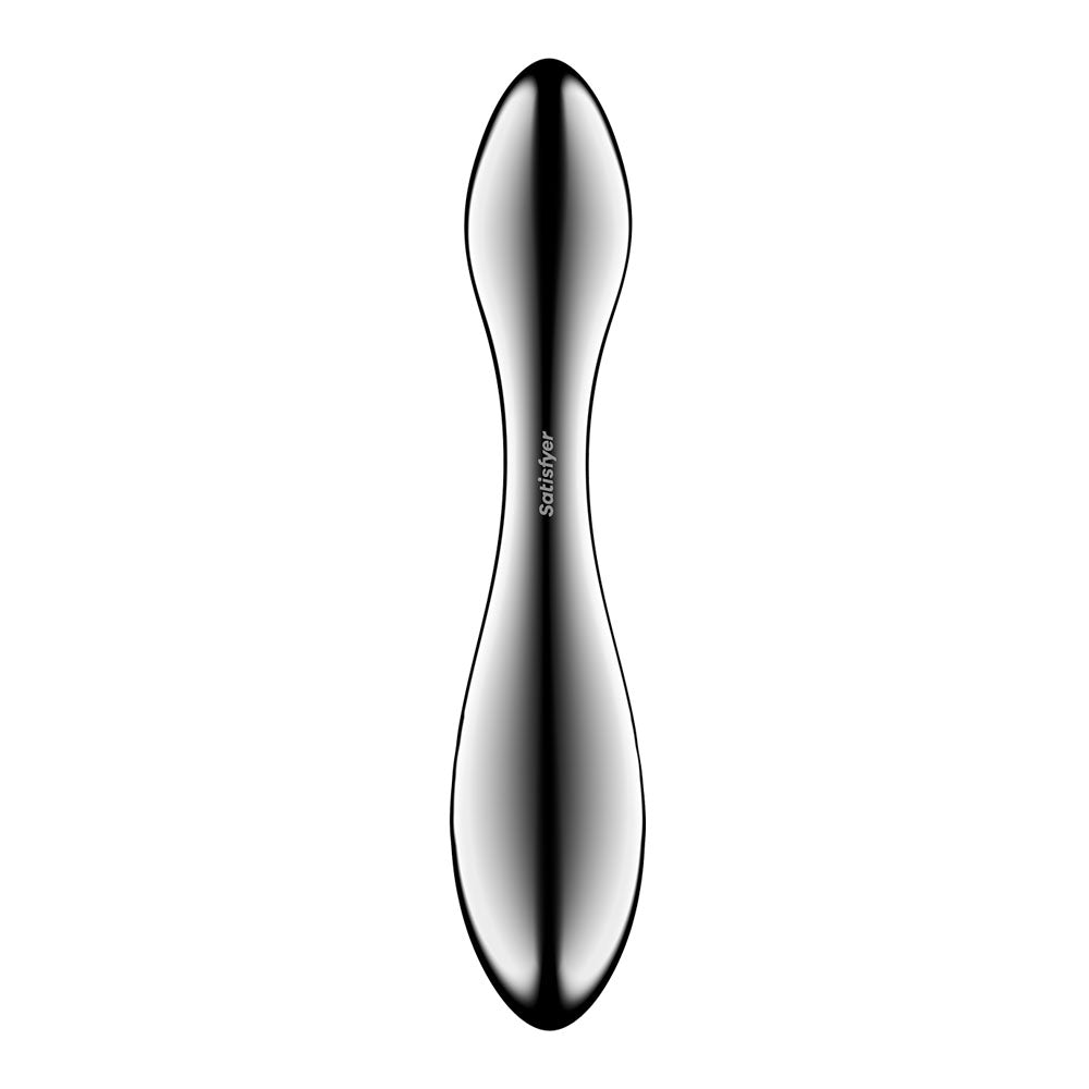 Satisfyer Pure Gravity 3 - Chrome Steel 21 cm Dildo-4067018