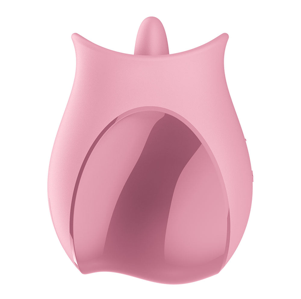 Satisfyer Tongue Lover - Pink USB Rechargeable Flicking Stimulator - 4080574