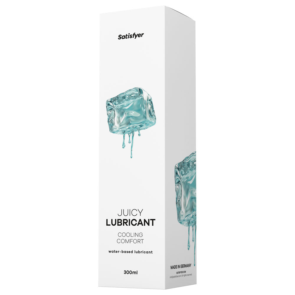 Satisfyer Juicy Lubricant 300 ml Cooling Comfort - Cooling Water Based Lubricant - 300 ml Bottle-4082844