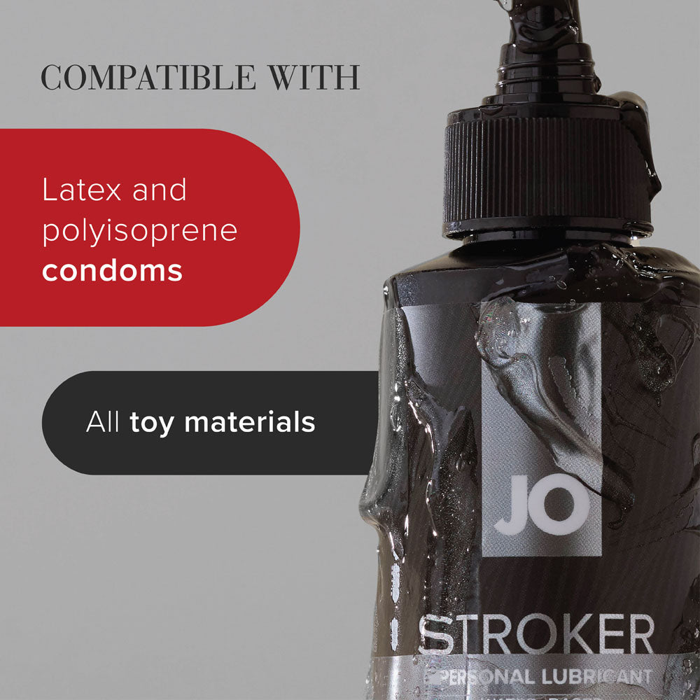 JO Stroker Lube - 240ml - Water Based Stroker Lubricant - 240 ml Bottle - 40844