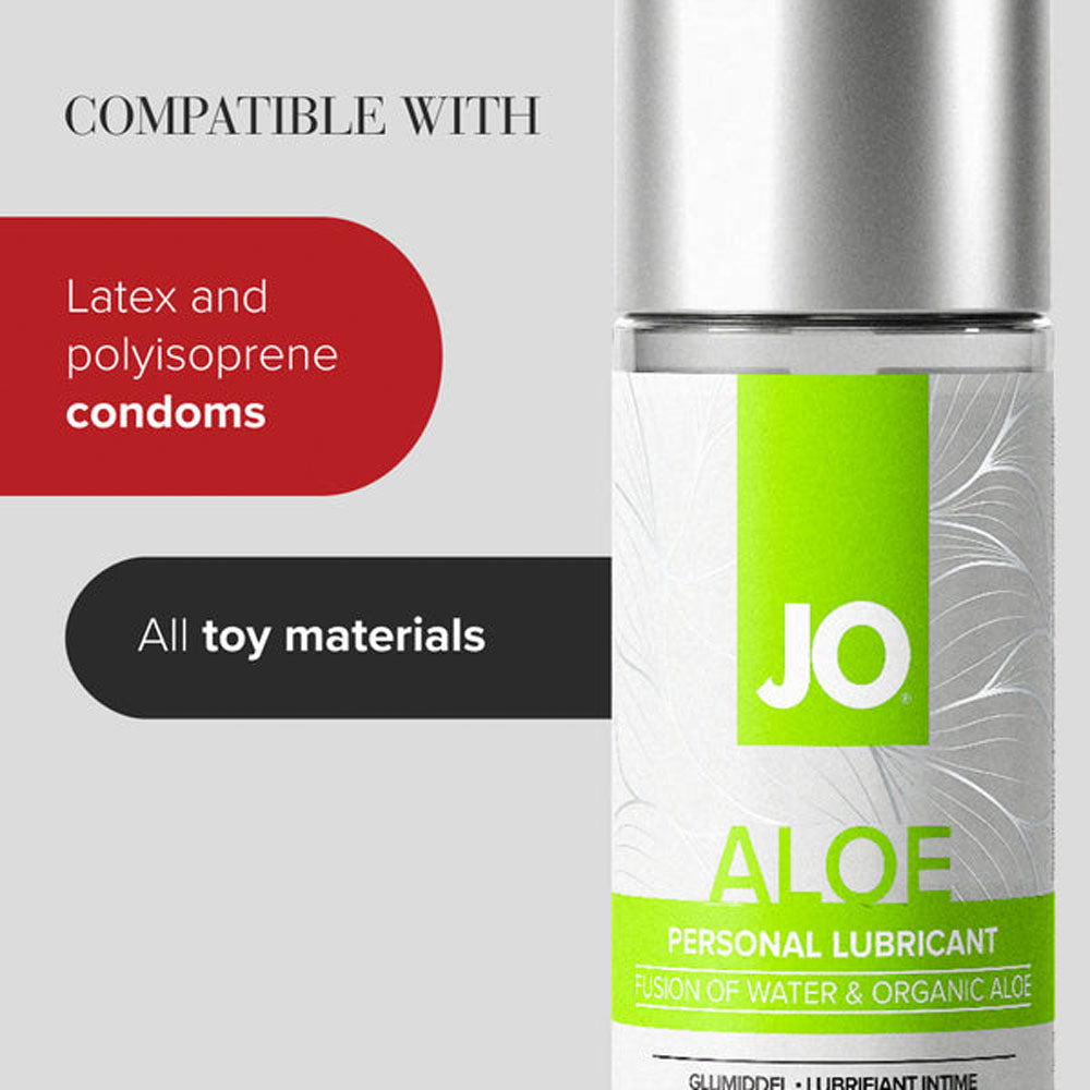 JO Aloe - 60ml - Water Based Lubricant with Aloe - 60 ml Bottle - 42025