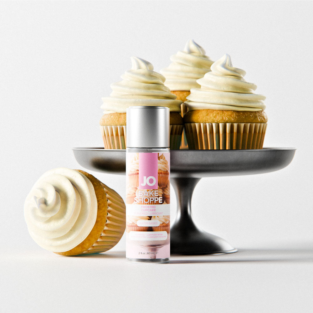 JO Bake Shoppe - Frosted Cupcake - Frosted Cupcake Flavoured Water Based Lubricant - 60 ml Bott