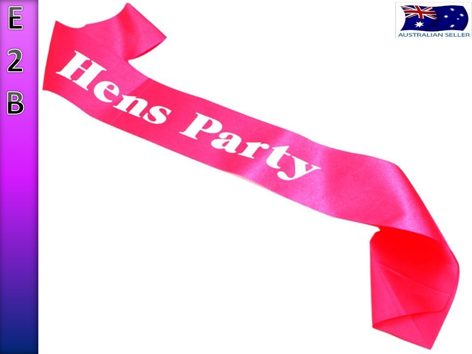 Wedding Sashes Engagement Bride To Be Bridesmaid Its My Hens Bitches Party Sash 'Hens Party'