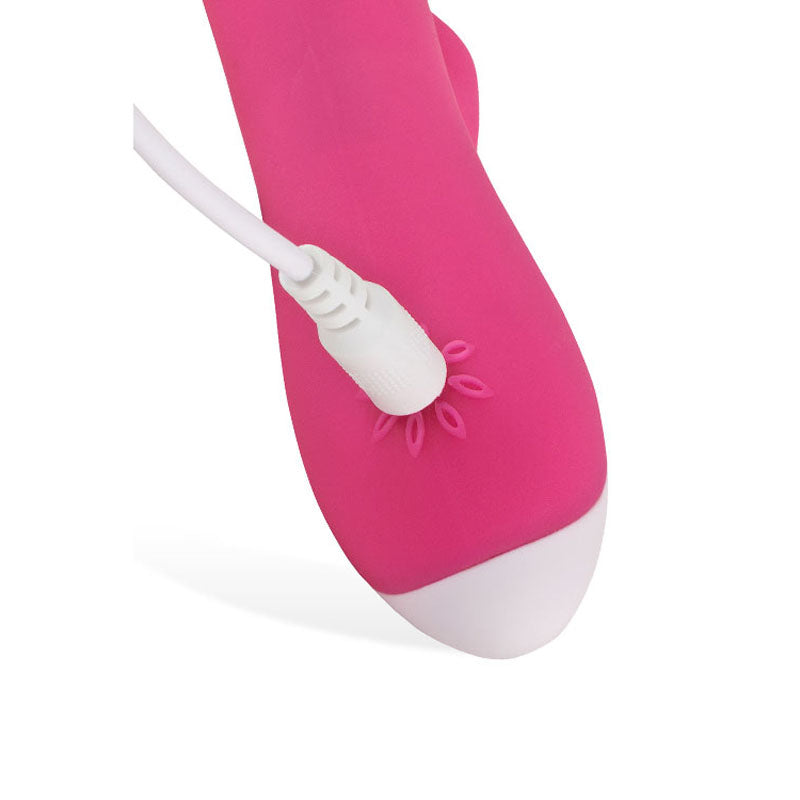 Adam & Eve The Warming Rabbit G - Pink 21.6 cm (8.5) USB Rechargeable Warming Rabbit Vibrator