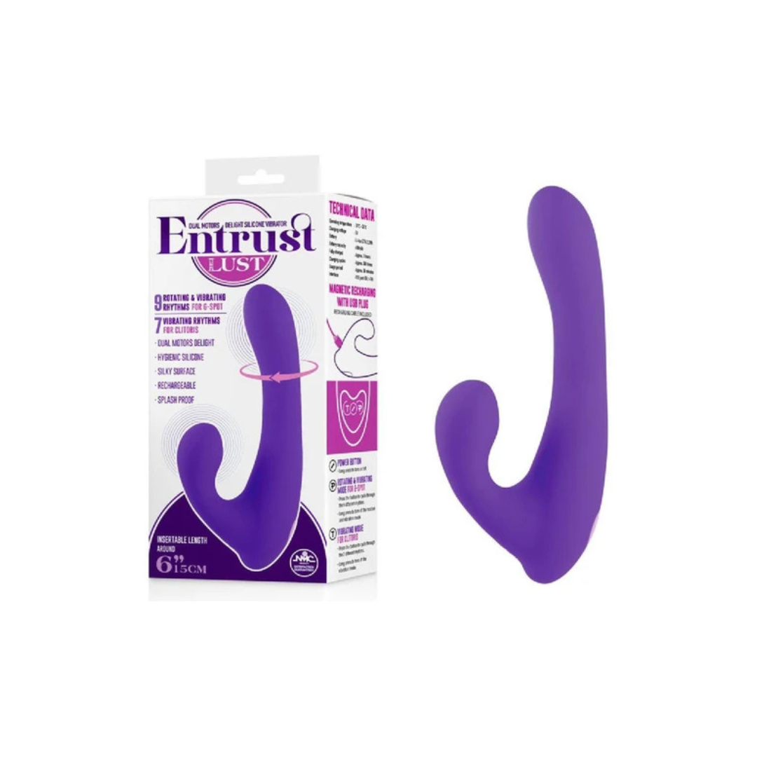 ENTRUST LUST 8" SQUIRMY VIBRATOR