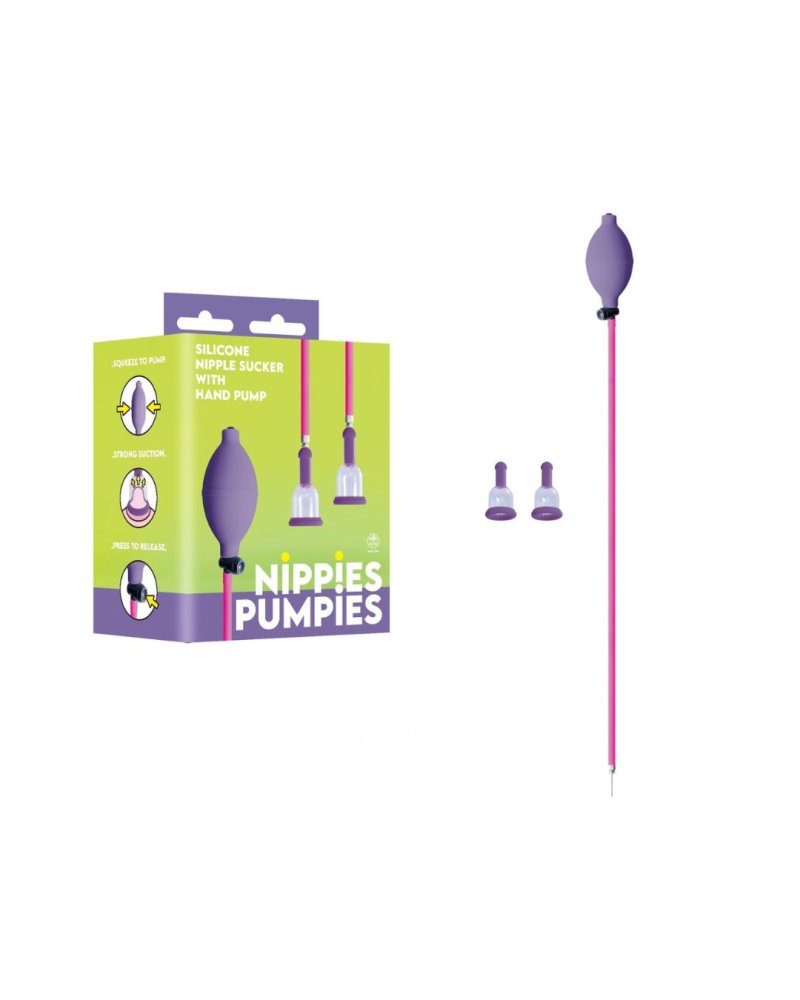 NIPPIES PUMPIES NIPPER SUCKERS WITH MANUAL PUMP-647093