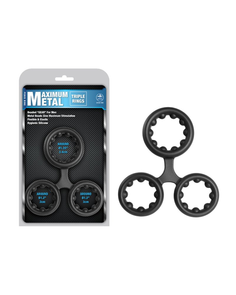 MAXIMUM METAL 3 IN 1 SILICONE ORNAMENT BLACK-647239