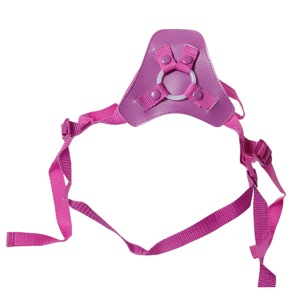 Adam & Eve Eves Strap-On Playset - Pink Strap-On Harness with 3 Sized Dongs - 705R 0000