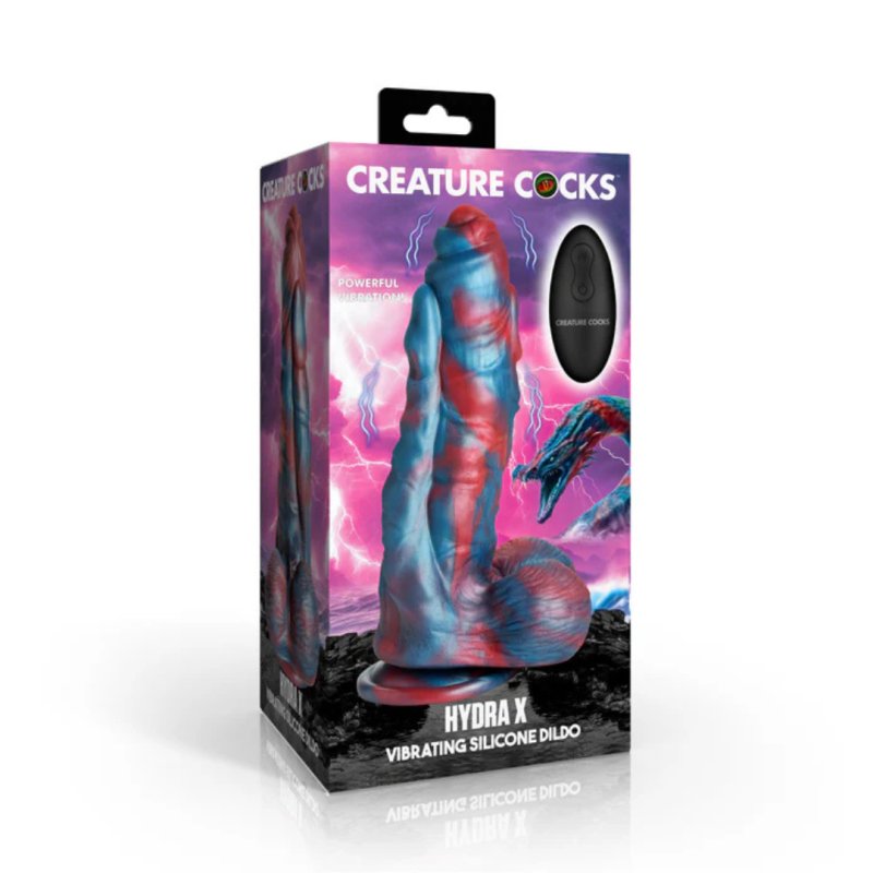 Creature Cocks Hydra X Vibrating Silicone Dildo-AH743