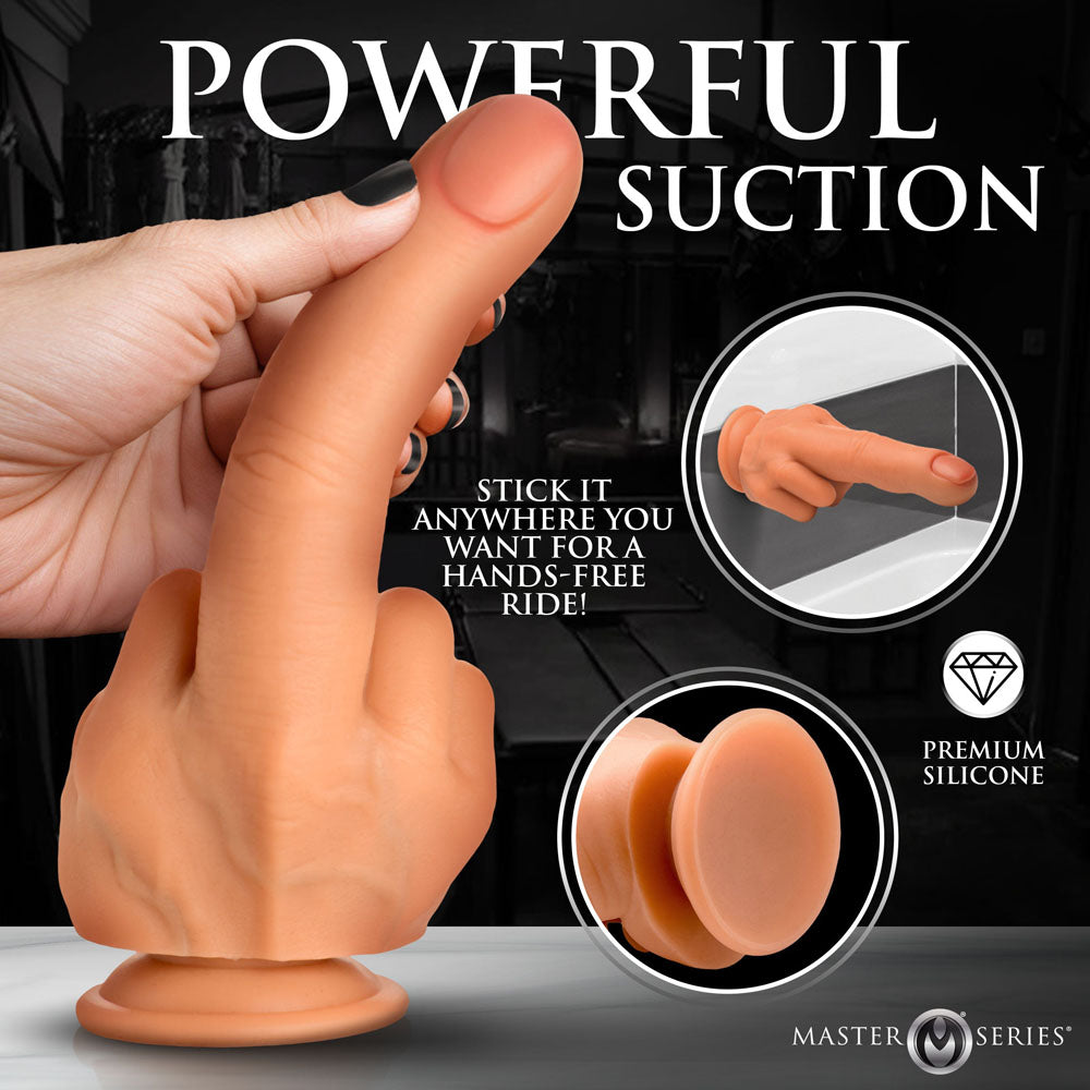 Master Series The Finger - Flesh 21.3 cm Giant Finger Dildo-AH758