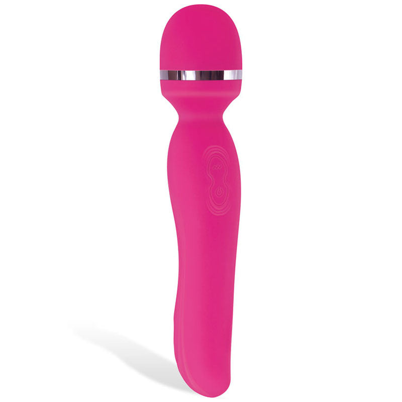 Adam & Eve Intimate Curves Rechargeable Wand - Pink 19.7 cm (7.75) USB Rechargeable Massage Wan