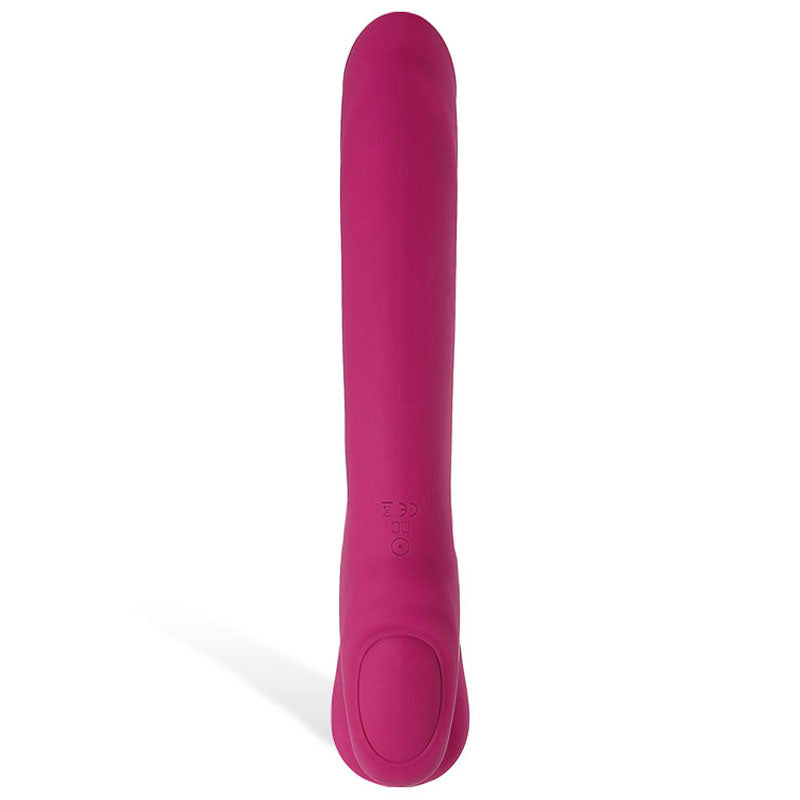 Adam & Eve Eves Vibrating Strapless Strap-On - Pink 22 cm (8.75) USB Rechargeable Strapless Str