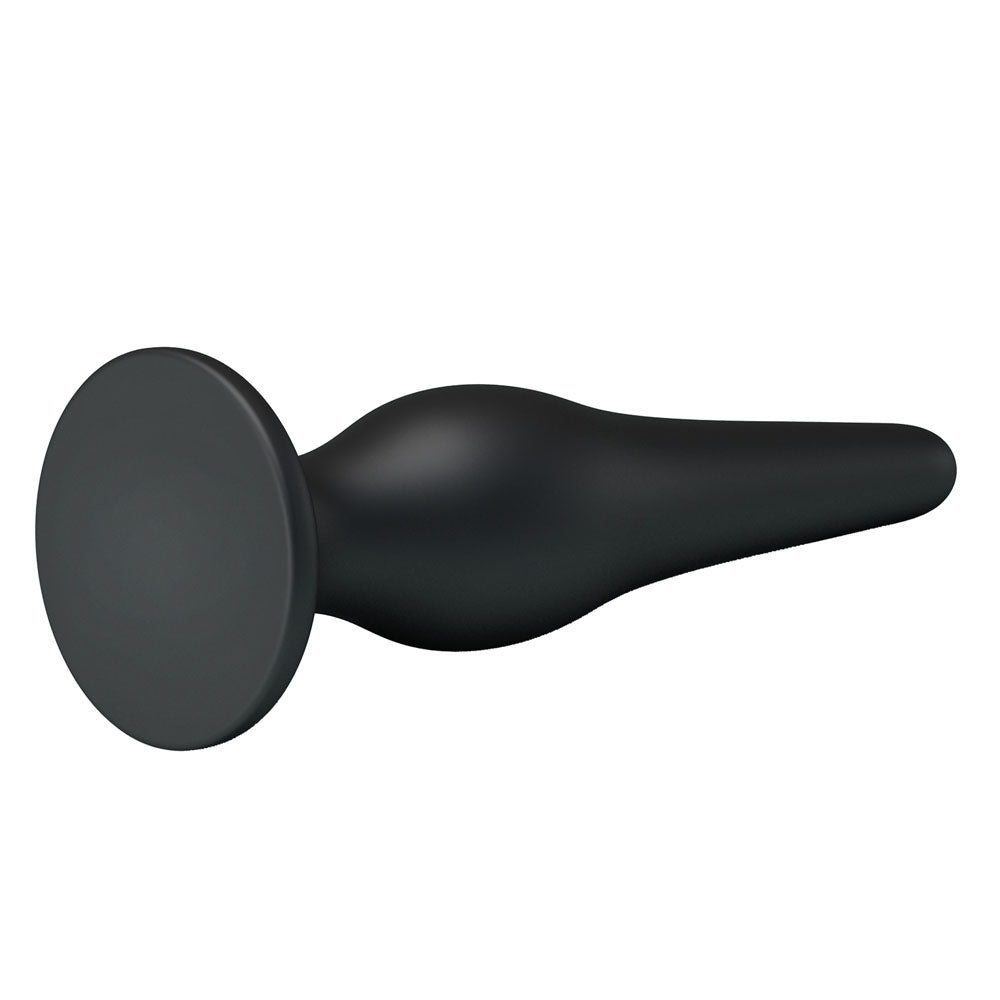 Party Up JERRY Butt Plug Set - Black Butt Plugs - Set of 3 Sizes-BI-014456H-PU