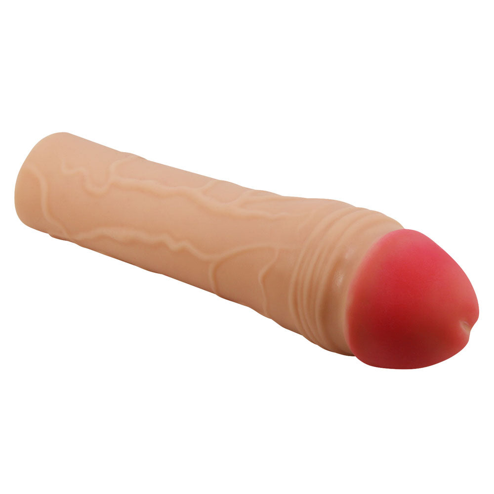 Party Up PARKER 2 Inch Extender Sleeve - Flesh 2 Inch Penis Extender Sleeve-BI-026254-PU