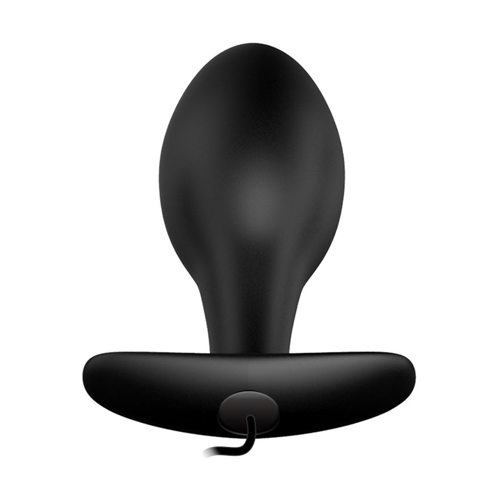 Party Up JASON Vibrating Anal Plug - Black 8.5 cm Vibrating Butt Plug with Remote-BI-040038-PU