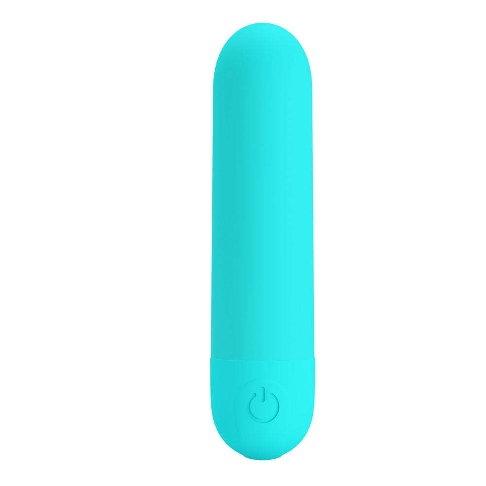Party Up HARRY Mini Bullet - Teal - Teal 8 cm USB Rechargeable Bullet-BI-300085-1-PU