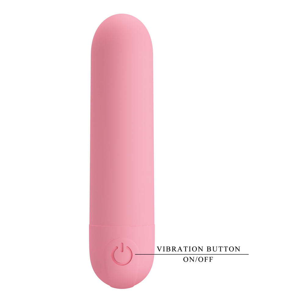 Party Up HENRY Mini Bullet - Pink - Pink 8 cm USB Rechargeable Bullet-BI-300085-3-PU