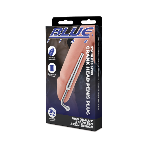 Blue Line STAINLESS STEEL CRANK HEAD PENIS PLUG